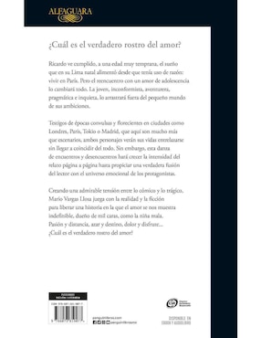 Libro Travesuras de la niña mala de Vargas Llosa, Mario