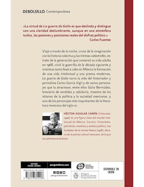Libro La guerra de Galio de Héctor Aguilar CamÍn