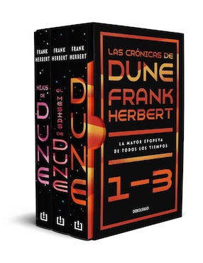 Libro Set 3 libros: Las crónicas de Dune + Dune: El mesías de Dune + Hijos de Dune de Frank Herbert