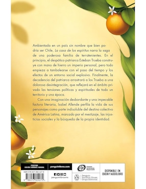 Libro La casa de los espíritus de Isabel Allende