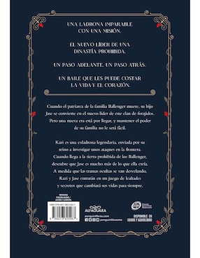 Libro Baile de ladrones de Mary E. Pearson