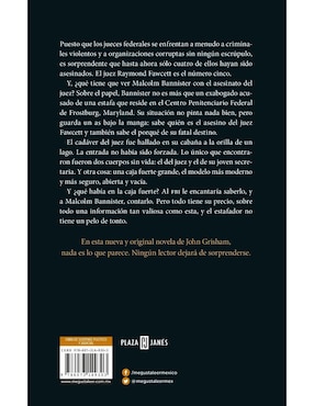 Libro El Estafador de John Grisham