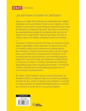 Libro Coloso. Auge Y Decadencia Del Imperio Americano de Ferguson Niall