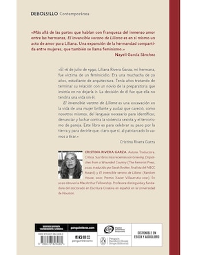 Libro El invencible verano de liliana de Cristina Rivera Garza