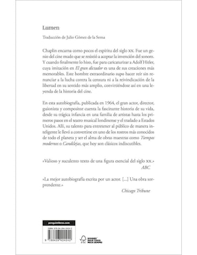 Libro Autobiografía de Charles Chaplin