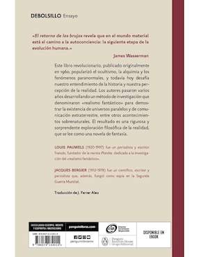 Libro El retorno de los brujos de Louis Pauwels