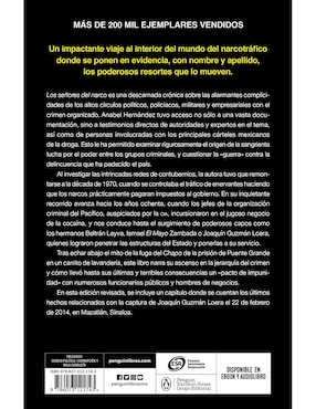 Libro Los Señores del Narco de Anabel Hernández