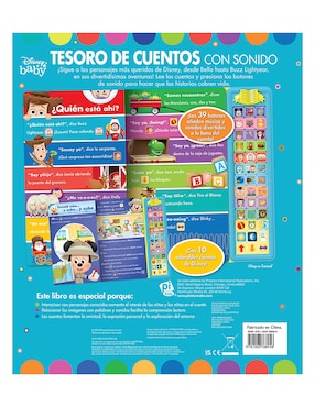 Libro Tesoro de cuentos con sonido de Disney Baby
