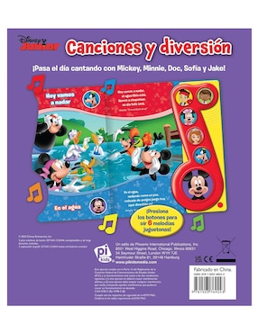 Libro Mickey y sus amigos canciones y diversión de Mickey y sus amigos