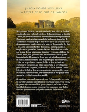 Libro De vuelta a casa de Kate Morton