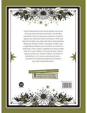 Libro #coloreanding bótanica de Malacara y Gale