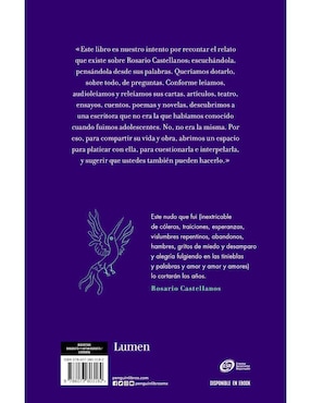 Libro Rosario Castellanos Materia que arde de Verónica Gerber Bicecci / Sara Uribe