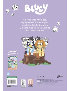 Libro Bluey juegos y diversión. libro para colorear de Ladybird books