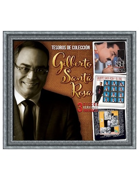Imagen de producto Tesoros de colección de Gilberto Santa Rosa 3 CDS