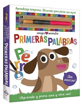 Imagen de producto Libro Primeras palabras diversión para pintar con agua de Lexus editores