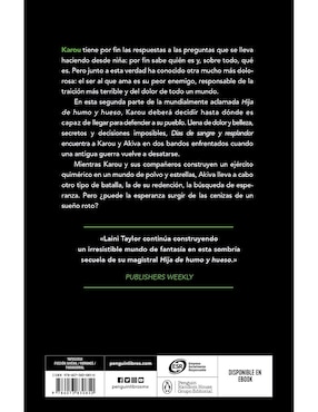 Libro Días de sangre y resplandor de Laini Taylor
