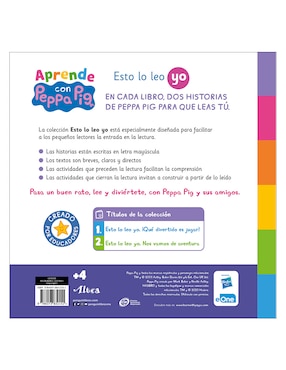 Libro Aprende con Peppa Pig ¡Qué divertido es jugar! de eOne Hasbro