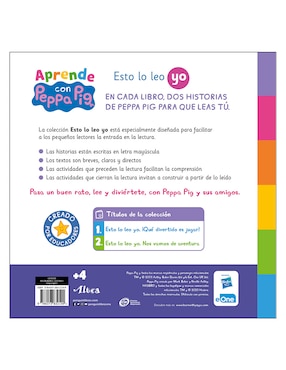 Libro Aprende con Peppa Pig Nos vamos de aventura de eOne Hasbro