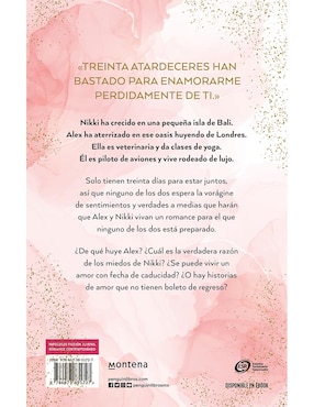 Libro 30 sunsets para enamorarte de Mercedes Ron
