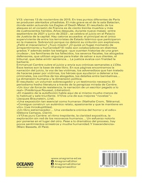 Libro V13 Crónica Judicial de Emmanuel Carrère