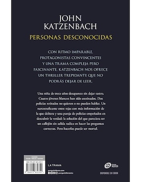 Libro Personas desconocidas de John Katzenbach