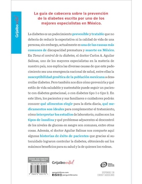 Libro Toma el control de tu diabetes de Dr. Carlos A. Aguilar Salinas