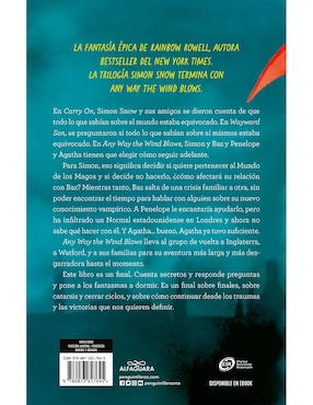 Libro Any way the wind blows simon snow 3 de Rainbow Rowell
