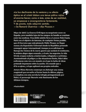 Libro Sabotaje de Arturo Pérez-Reverte
