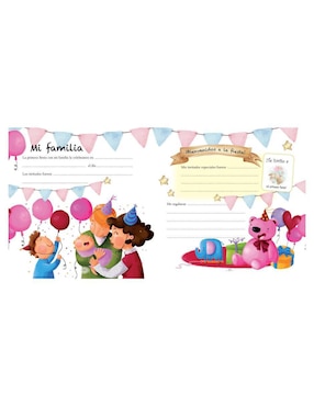 Libro Álbum del bebé niña de Marín