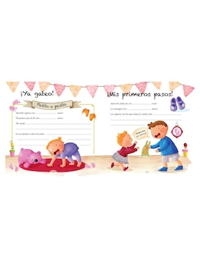 Libro Álbum del bebé niña de Marín