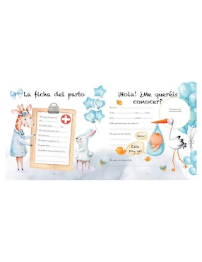 Libro Álbum del bebé niño de Marín
