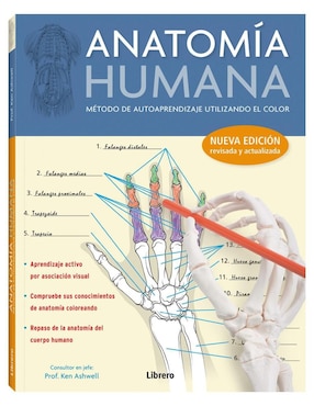 Libro Anatomía humana: Método de autoaprendizaje utilizando color de Kurt H. Albertine