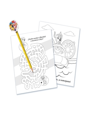 Libro Cuentos y Colores Paw Patrol de Novelty