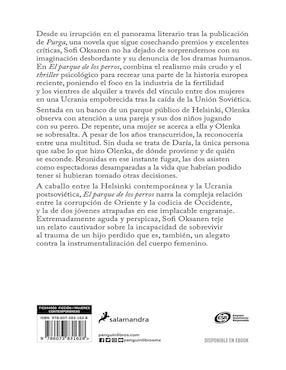 Libro El parque de los perros de Sofi Oksanen