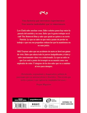 Libro Yo Antes De Ti de Jojo Moyes