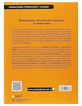 Libro Gestión integral de la calidad de Jesús González Babón/Lluís Cuatrecasas