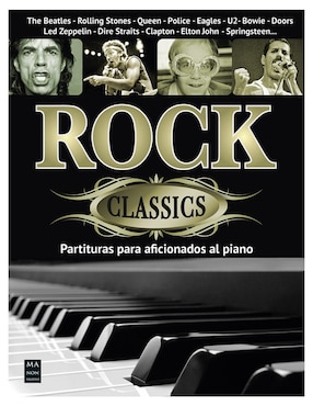 Libro Rock classics. Partituras para aficionados al piano de Miguel Ángel Fernández Pérez