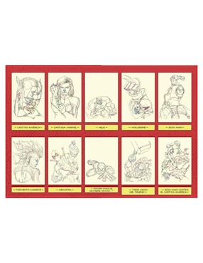 El fantástico libro de los 1000 puntos Marvel de Tomas Pavitte
