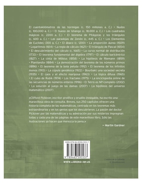 El libro de las matemáticas de Clifford A. Pickover