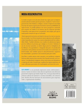 Libro Moda Regenerativa de Safia Minney