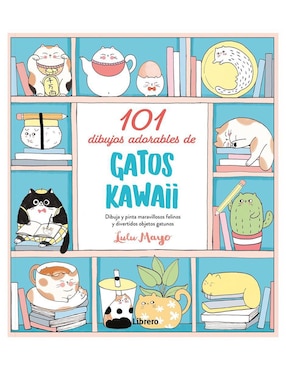 101 Dibujos Adorables De Gatos Kawaii De Lulu Mayo