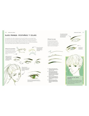 Libro Secretos del Dibujo Manga de Dalia Sharawna