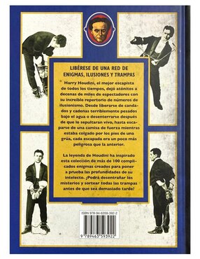 Libro Los Mejores Enigmas del Gran Houdini de Tim Dedopulos