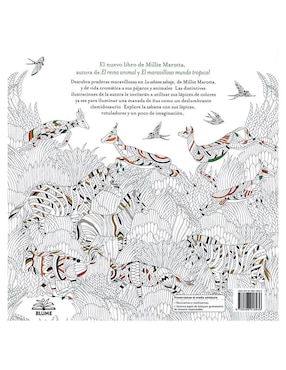 Libro La Sabana Salvaje Una Aventura para Colorear de Millie Marotta
