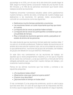 Reuniones de 30 minutos de Pilar Lloret