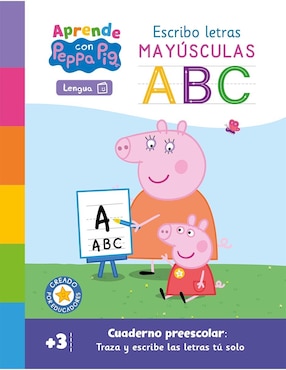 Libro Aprende con Peppa Pig: Escribo Letras Mayúsculas de Eone Hasbro