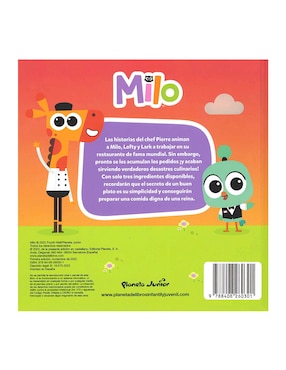 Libro Milo El Chef de Milo