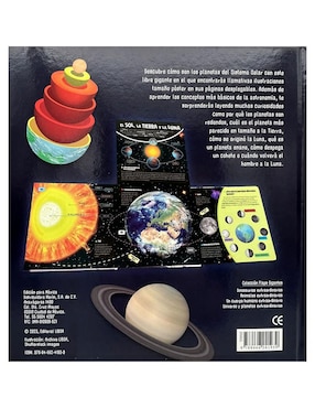 Universo y planetas extraordinarios con flaps gigantes de Lola Maeso