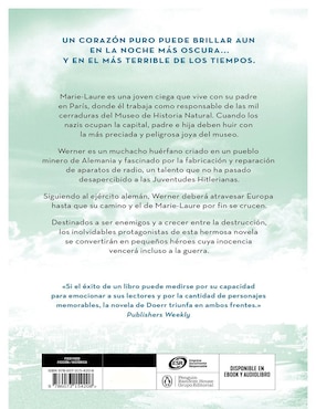 La Luz Que No Puedes Ver de Anthony Doerr