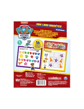 Mini Libro Magnético Paw Patrol de Novelty